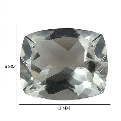 Montezuma Prasiolite (Cush 12x10 mm) 4.60 ctw Loose Gemstone
