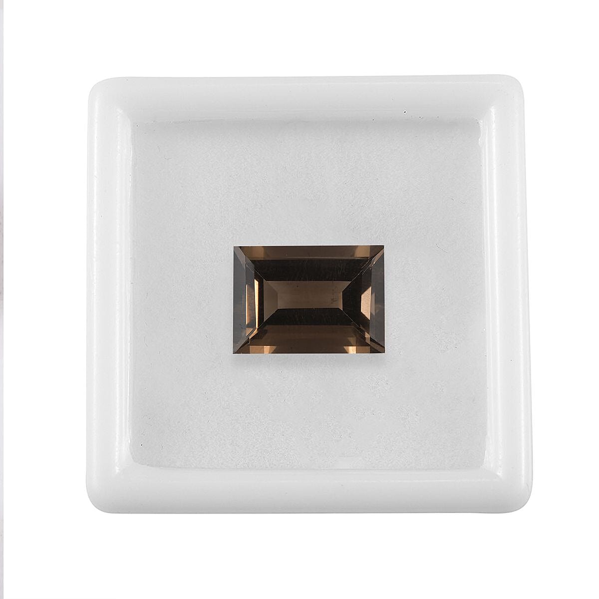 AA Brazilian Smoky Quartz (Bgt 14x10 mm) 6.36 ctw Loose Gemstone image number 3