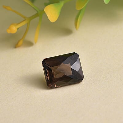 AA Brazilian Smoky Quartz (Oct 11x9 mm) 4.28 ctw Loose Gemstone