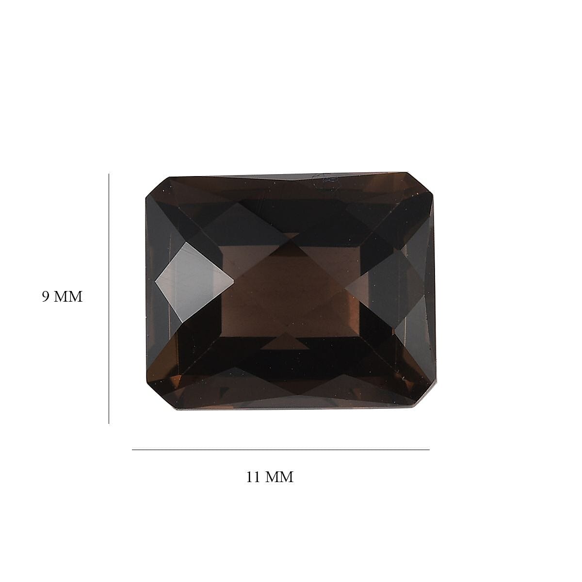 AA Brazilian Smoky Quartz (Oct 11x9 mm) 4.28 ctw Loose Gemstone