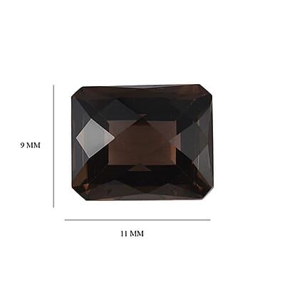 AA Brazilian Smoky Quartz (Oct 11x9 mm) 4.28 ctw Loose Gemstone