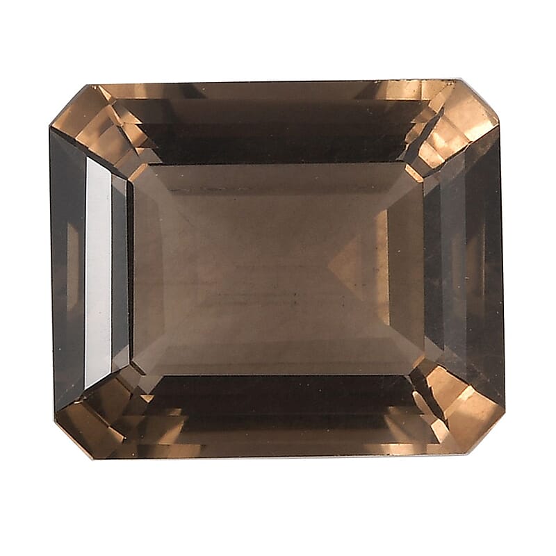 Brazilian Smoky Quartz (Oct 12x10 mm) 5.02 ctw Loose Gemstone