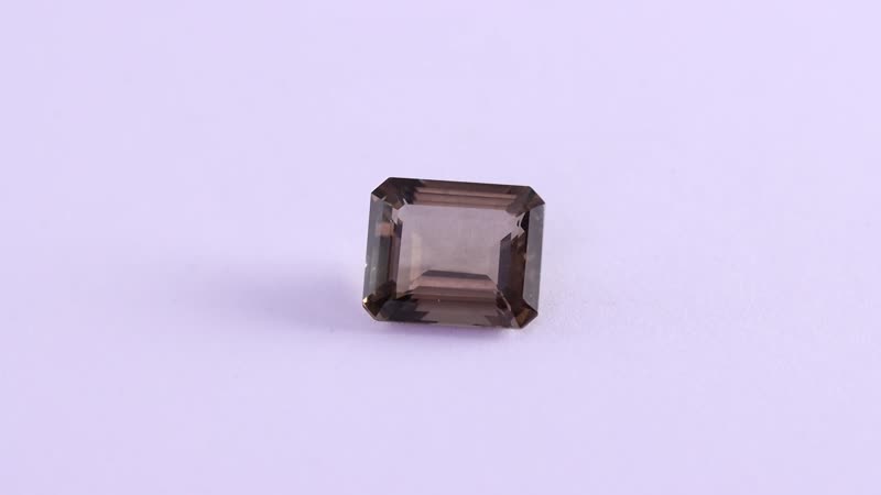 Brazilian Smoky Quartz (Oct 12x10 mm) 5.02 ctw Loose Gemstone