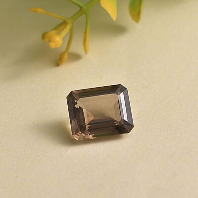 Brazilian Smoky Quartz (Oct 12x10 mm) 5.02 ctw Loose Gemstone