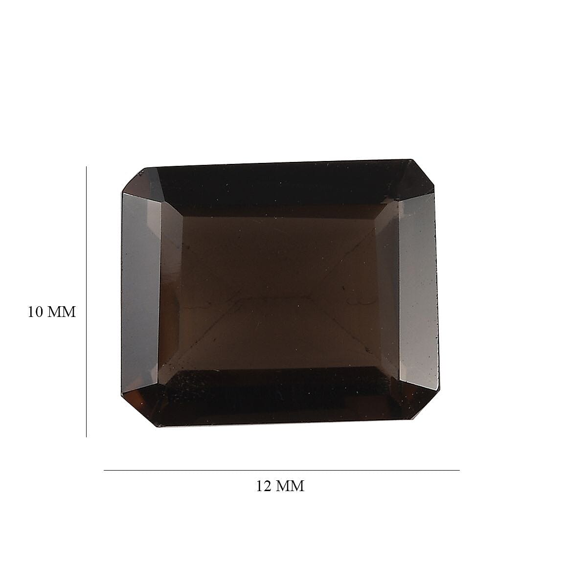 AA Brazilian Smoky Quartz (Oct 12x10 mm) 5.10 ctw Loose Gemstone