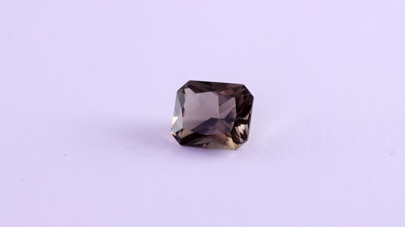 Radiant Cut Brazilian Smoky Quartz (Oct 12x10 mm) 4.88 ctw Loose Gemstone
