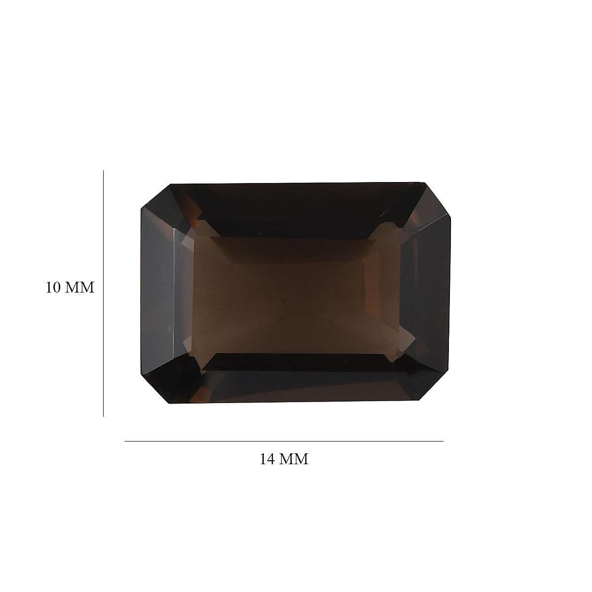 AA Brazilian Smoky Quartz (Oct 14x10 mm) 5.57 ctw Loose Gemstone