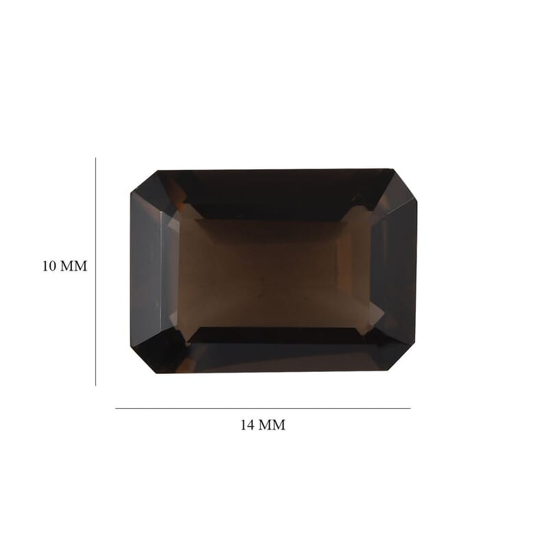 AA Brazilian Smoky Quartz (Oct 14x10 mm) 5.57 ctw Loose Gemstone