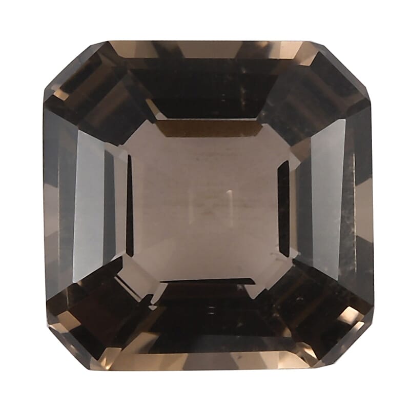 Asscher Cut Brazilian Smoky Quartz (Oct 9x9 mm) 2.89 ctw Loose Gemstone