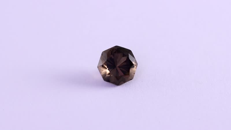 Brazilian Smoky Quartz (Octillion 10 mm) 3.61 ctw Loose Gemstone