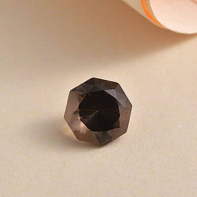 Brazilian Smoky Quartz (Octillion 10 mm) 3.61 ctw Loose Gemstone