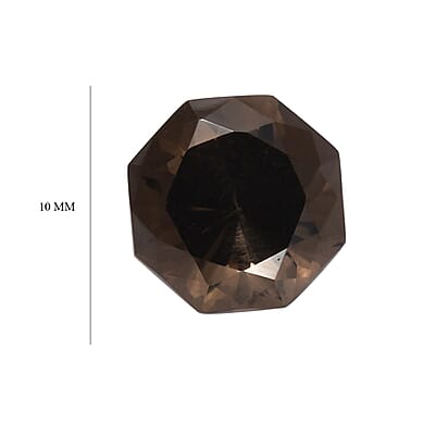 Brazilian Smoky Quartz (Octillion 10 mm) 3.61 ctw Loose Gemstone
