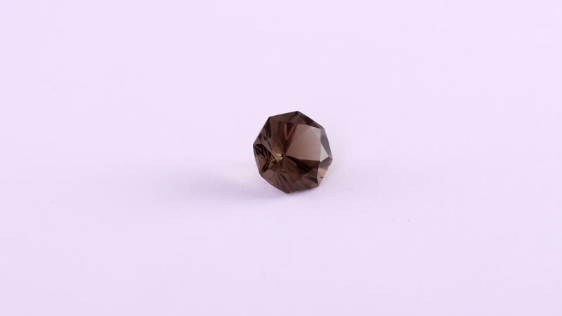 AA Brazilian Smoky Quartz (Octillion 10 mm) 3.16 ctw Loose Gemstone