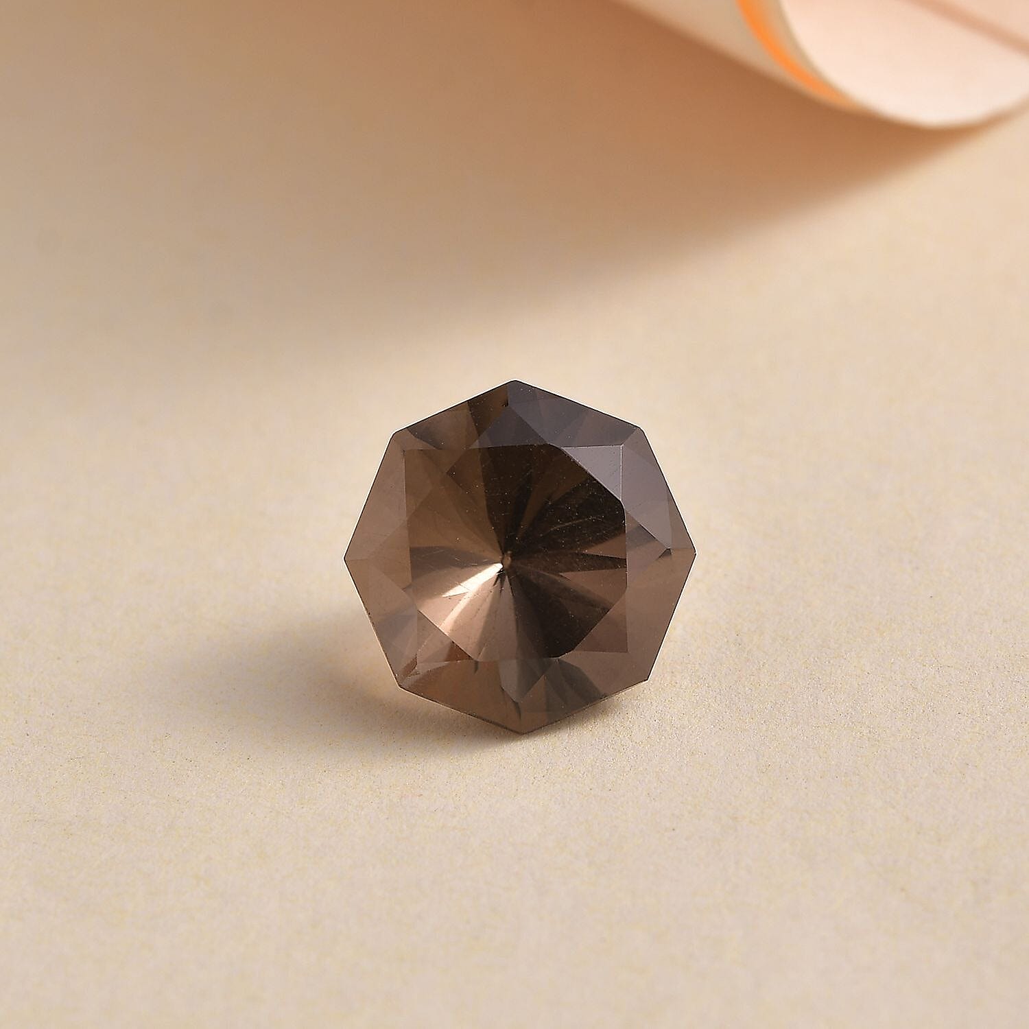 AA Brazilian Smoky Quartz (Octillion 10 mm) 3.16 ctw Loose Gemstone