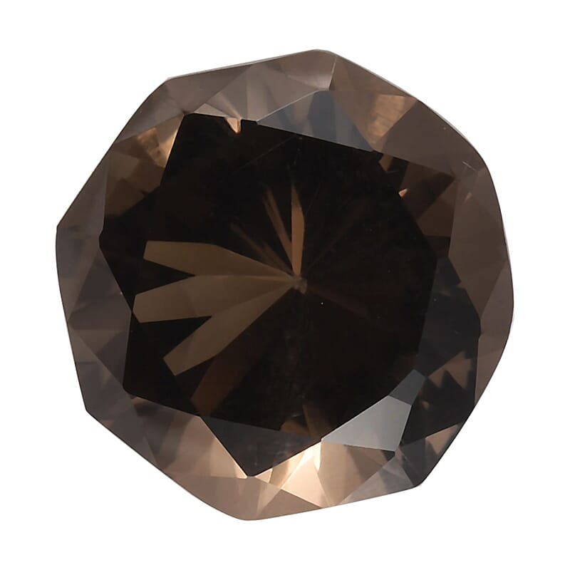 AA Brazilian Smoky Quartz (Octillion 12 mm) 6.69 ctw Loose Gemstone