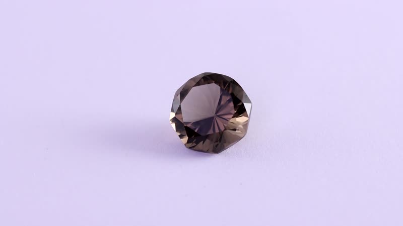 AA Brazilian Smoky Quartz (Octillion 12 mm) 6.69 ctw Loose Gemstone