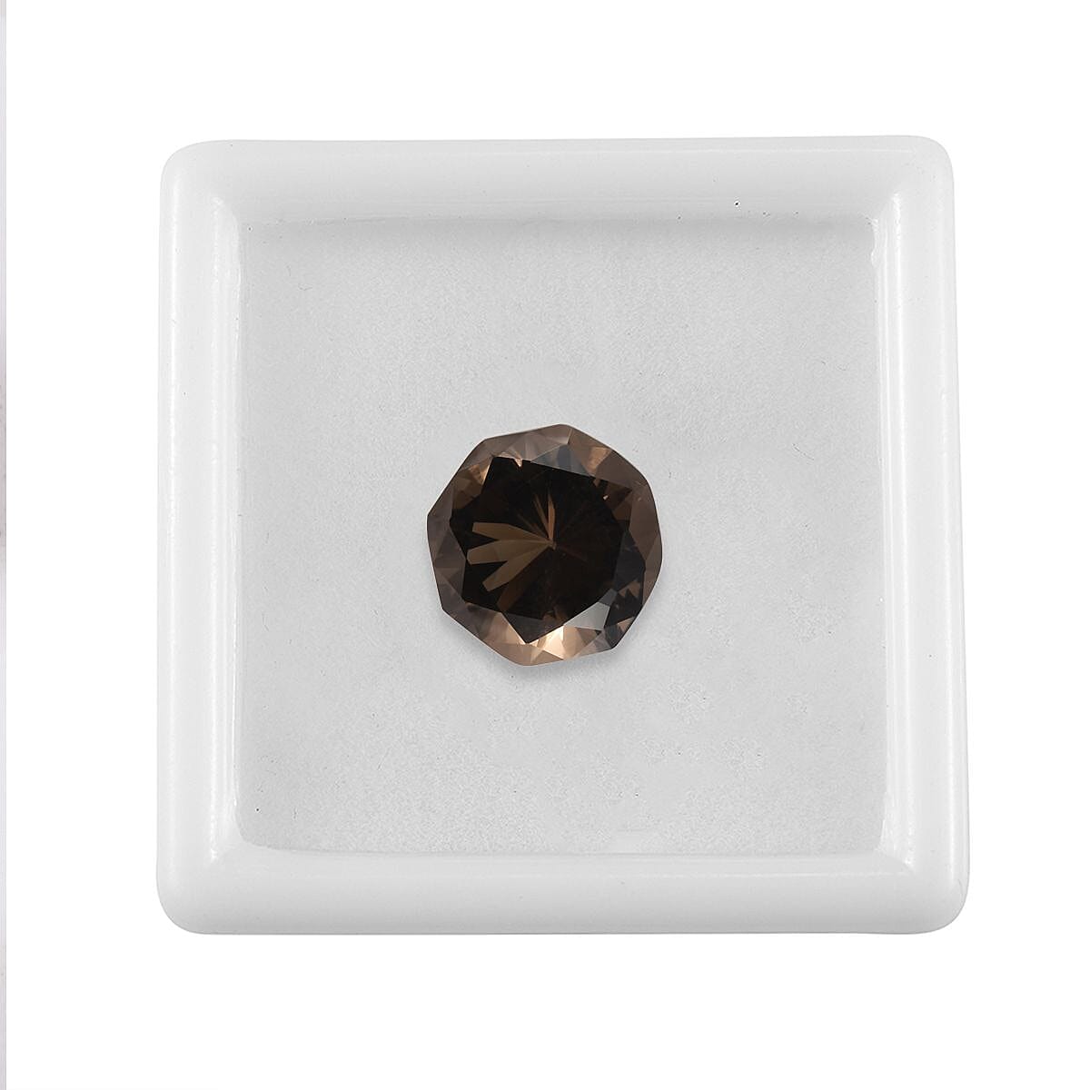 AA Brazilian Smoky Quartz (Octillion 12 mm) 6.69 ctw Loose Gemstone