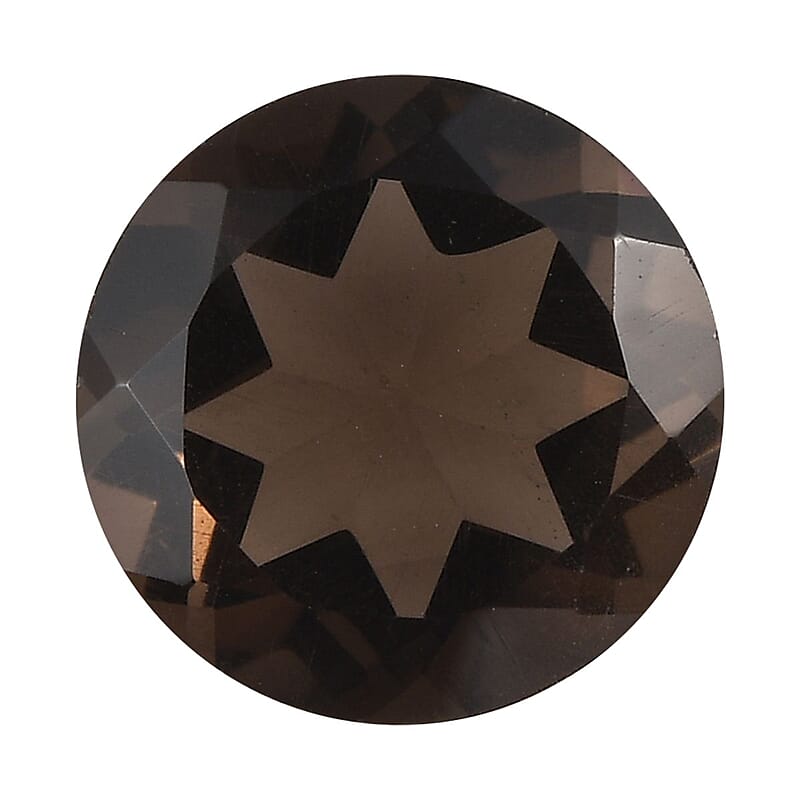 Brazilian Smoky Quartz (Rnd 11 mm) 4.01 ctw Loose Gemstone