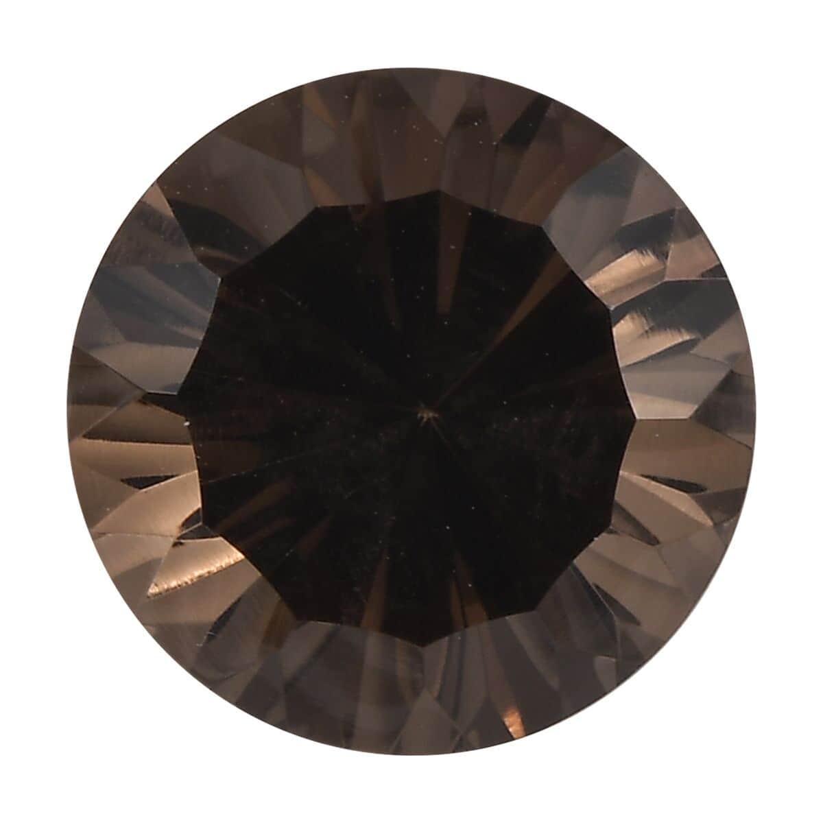 AA Brazilian Smoky Quartz (Rnd 12 mm) 5.69 ctw Loose Gemstone image number 0