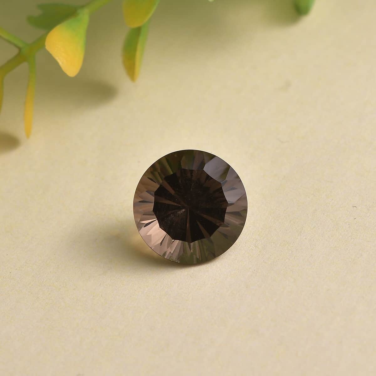 AA Brazilian Smoky Quartz (Rnd 12 mm) 5.69 ctw Loose Gemstone image number 1