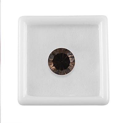 AA Brazilian Smoky Quartz (Rnd 12 mm) 5.69 ctw Loose Gemstone