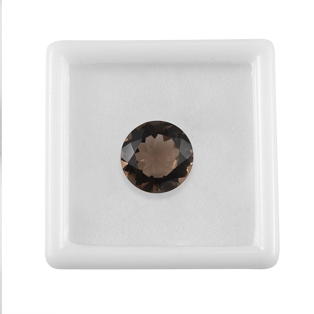 AA Brazilian Smoky Quartz (Rnd 13 mm) 5.95 ctw Loose Gemstone