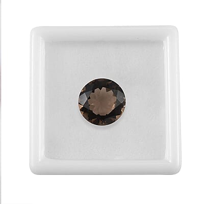 AA Brazilian Smoky Quartz (Rnd 13 mm) 5.95 ctw Loose Gemstone