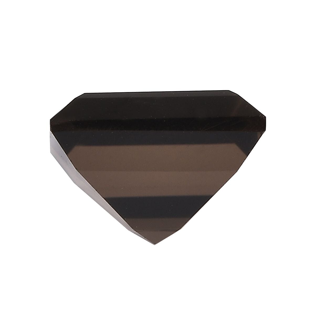 AA Brazilian Smoky Quartz Set of 2 (Sqr 10 mm) 7.64 ctw Loose Gemstone