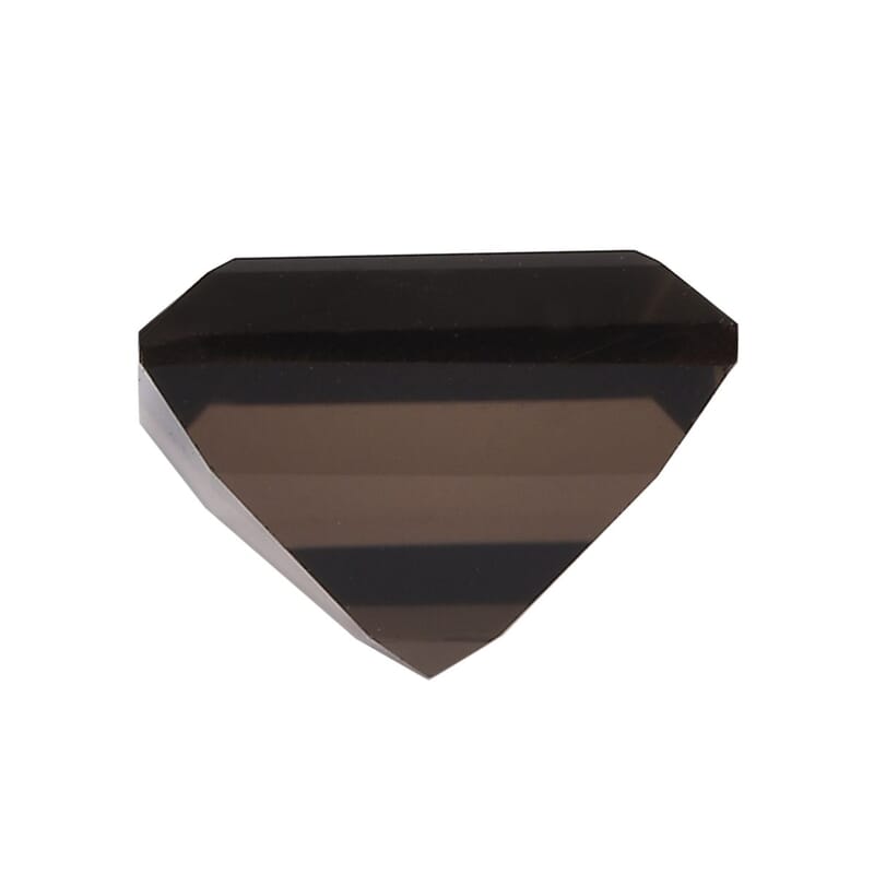 AA Brazilian Smoky Quartz Set of 2 (Sqr 10 mm) 7.64 ctw Loose Gemstone