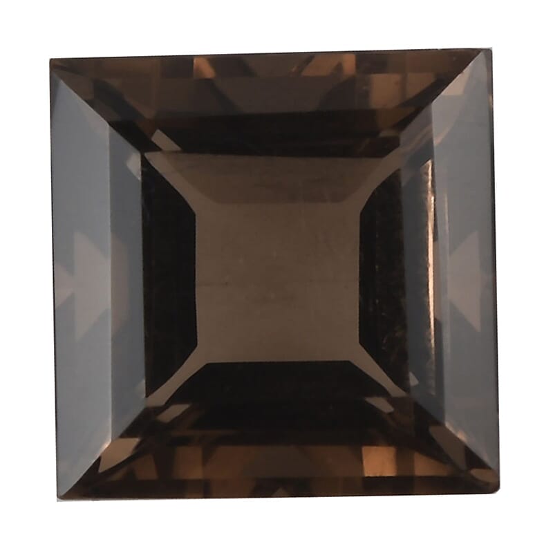 AA Brazilian Smoky Quartz (Sqr 8 mm) 2.29 ctw Loose Gemstone