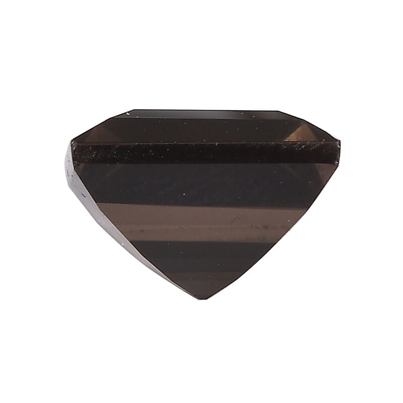 AA Brazilian Smoky Quartz Set of 2 (Sqr 9 mm) 6.46 ctw Loose Gemstone