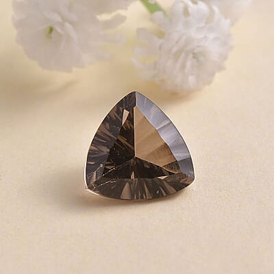 Brazilian Smoky Quartz (Trl 12 mm) 4.29 ctw Loose Gemstone