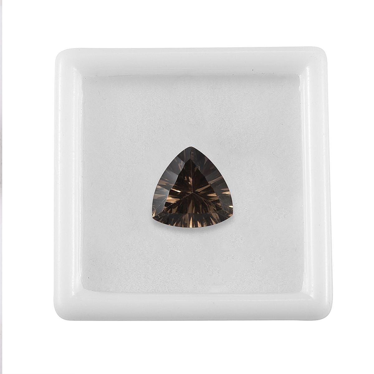 Brazilian Smoky Quartz (Trl 12 mm) 4.29 ctw Loose Gemstone