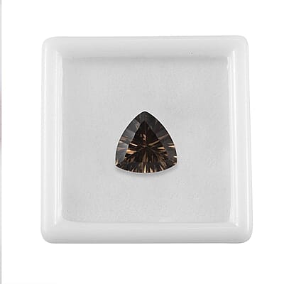 Brazilian Smoky Quartz (Trl 12 mm) 4.29 ctw Loose Gemstone