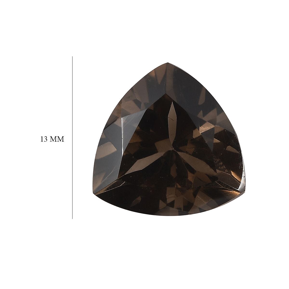 Brazilian Smoky Quartz (Trl 13 mm) 6.20 ctw Loose Gemstone