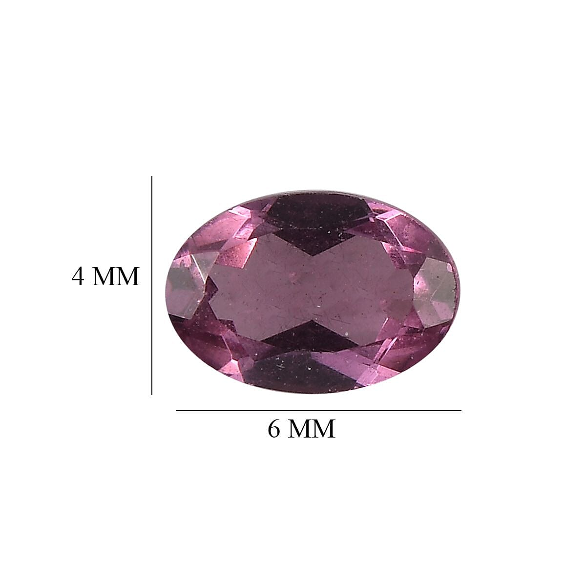Tanzanian Wine Garnet Set of 2 (Ovl 6x4 mm) 1.01 ctw Loose gemstone