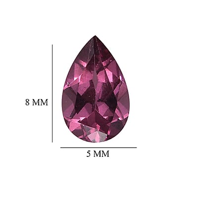 Tanzanian Wine Garnet (Pear 8x5 mm) 0.76 ctw Loose gemstone