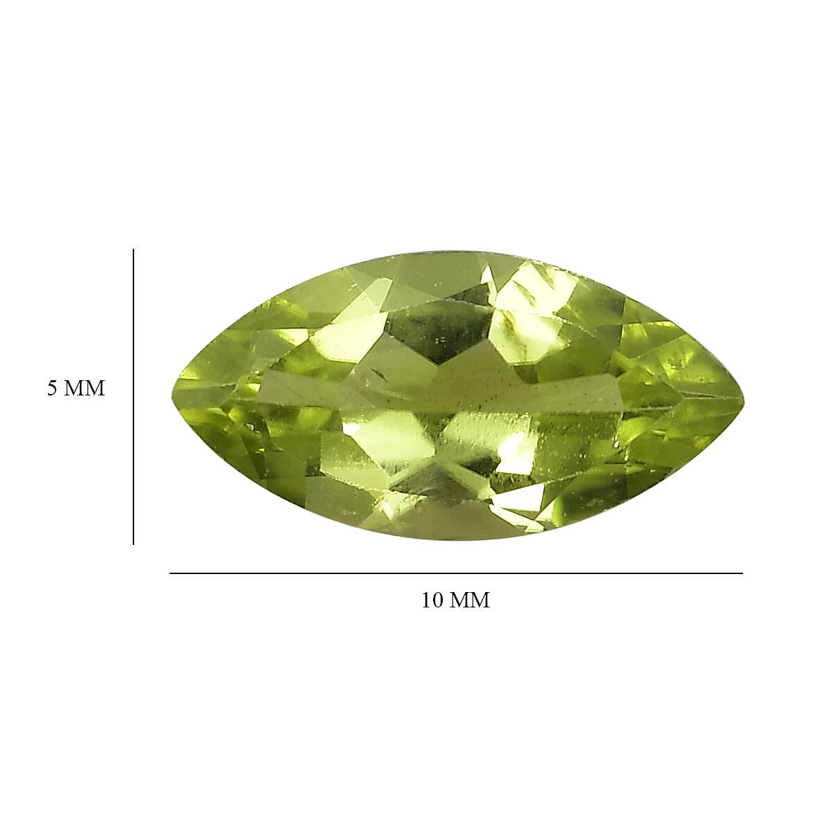 Peridot Set of 2 (Mrq 10x5 mm) 1.74 ctw Loose gemstone