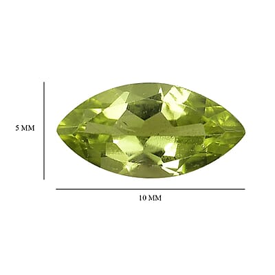 Peridot Set of 2 (Mrq 10x5 mm) 1.74 ctw Loose gemstone