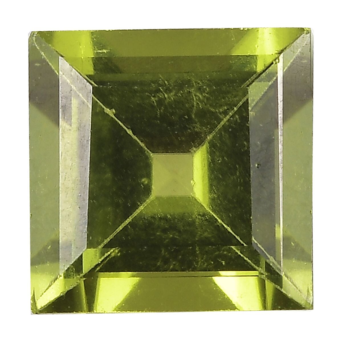Peridot (Sqr 7 mm) 1.58 ctw Loose gemstone