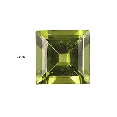 Peridot (Sqr 7 mm) 1.58 ctw Loose gemstone