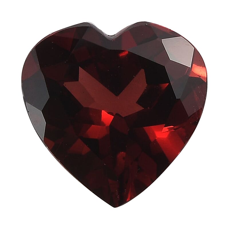 AA Mozambique Garnet (Hrt 10 mm) 2.98 ctw Loose gemstone