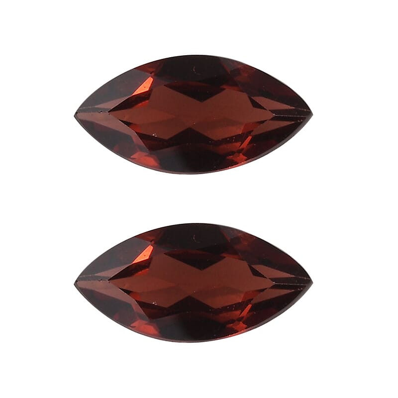 Mozambique Garnet Set of 2 (Mrq 10x5 mm) 2.20 ctw Loose gemstone
