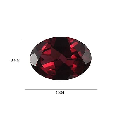 Orissa Rhodolite Garnet (Ovl 7x5 mm) 0.79 ctw Loose gemstone