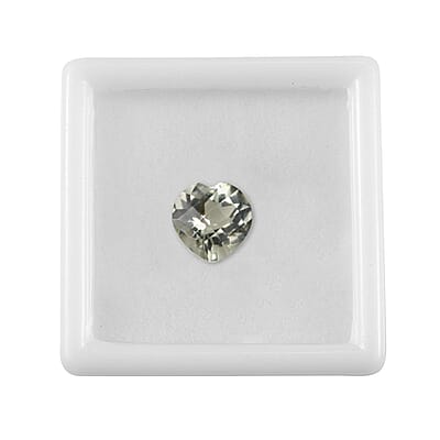 AA Montezuma Prasiolite (Hrt 10 mm) 3.05 ctw Loose Gemstone