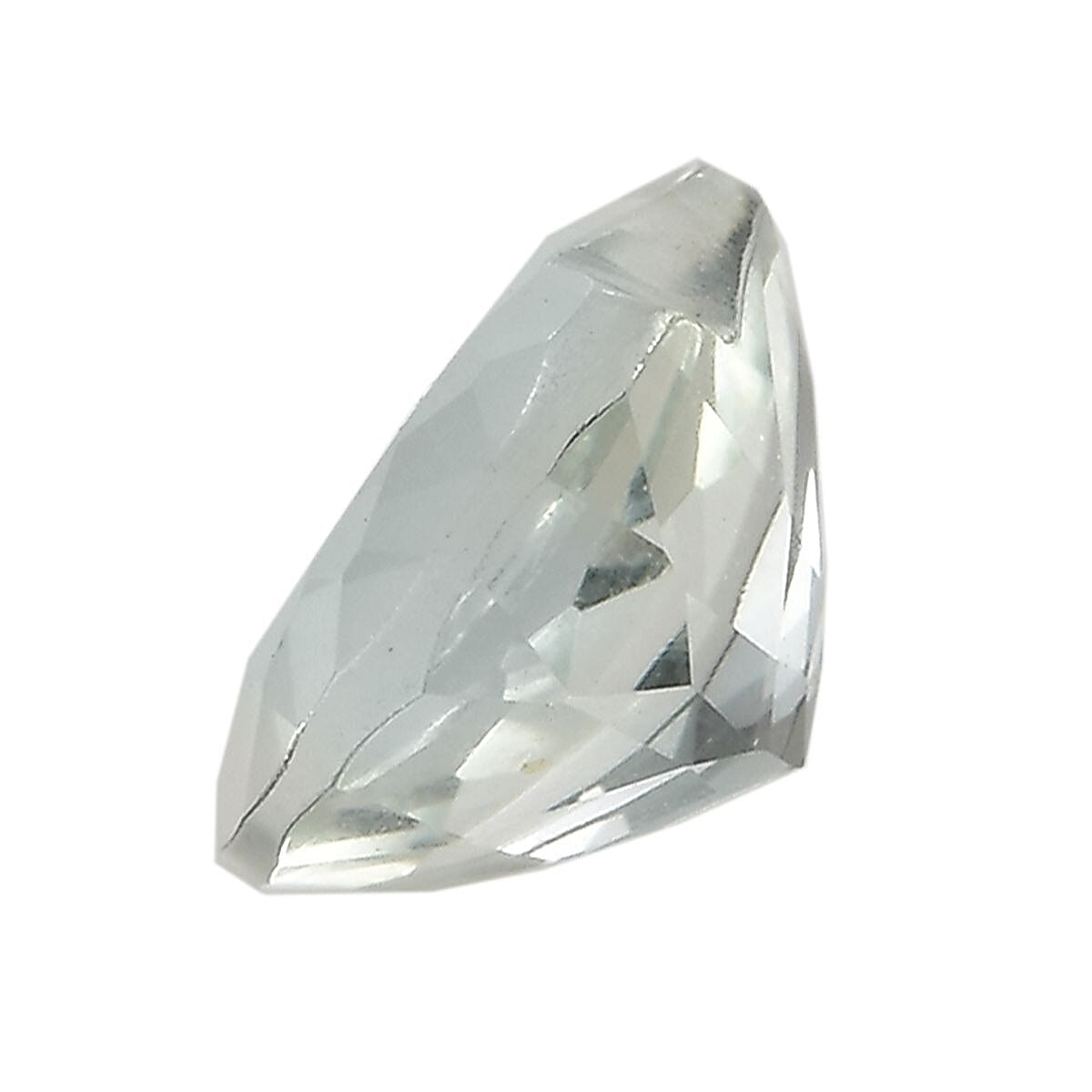 Montezuma Prasiolite (Hrt 8 mm) 1.52 ctw Loose Gemstone image number 2