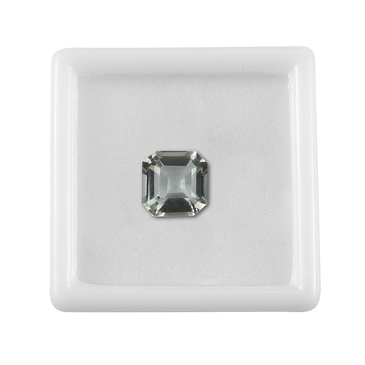 Asscher Cut Montezuma Prasiolite (Oct 10x10 mm) 4.15 ctw Loose Gemstone