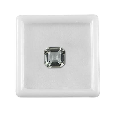 Asscher Cut Montezuma Prasiolite (Oct 10x10 mm) 4.15 ctw Loose Gemstone