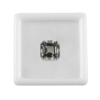 Asscher Cut AA Montezuma Prasiolite (Oct 10x10 mm) 4.52 ctw