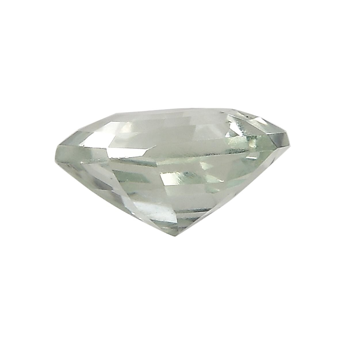 Asscher Cut Montezuma Prasiolite Set of 3 (Oct 6x6 mm) 3.00 ctw Loose Gemstone image number 2